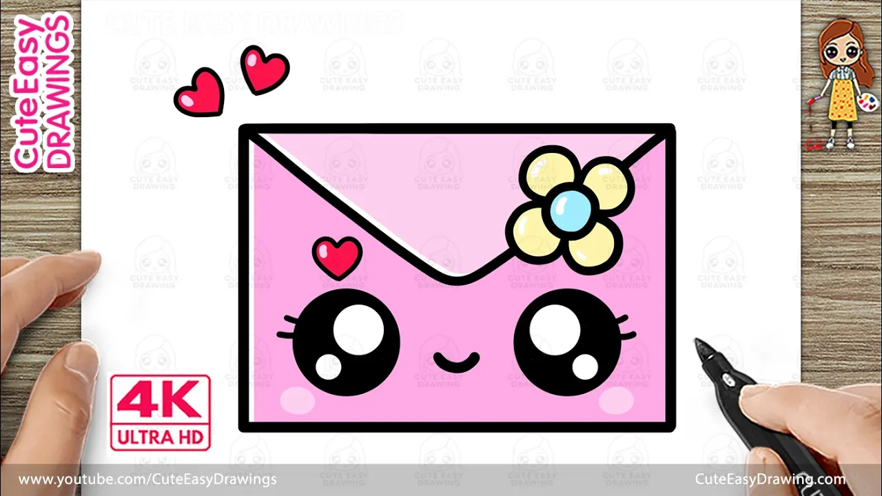How to Draw a Cute Love Letter