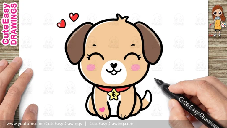 How to Draw a Cute Puppy